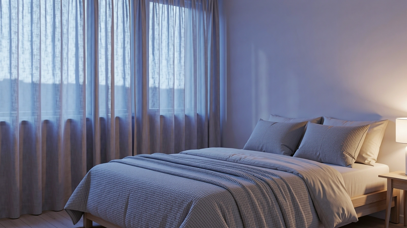 Ein ruhig gestaltetes Schlafzimmer für optimale Erholung