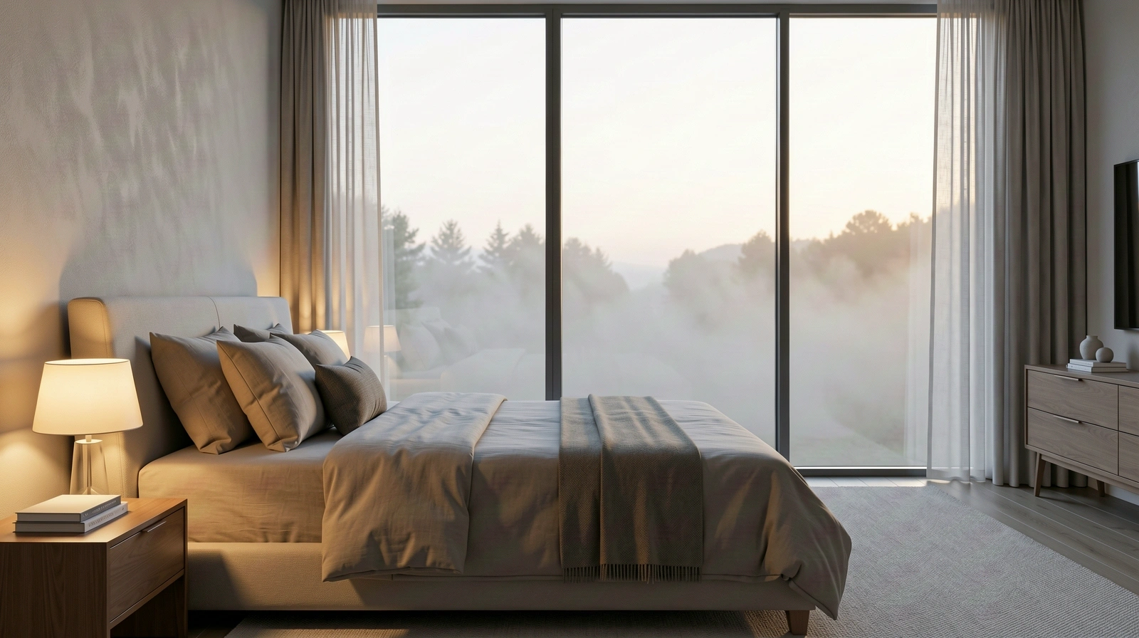 Ruhige Schlafatmosphäre